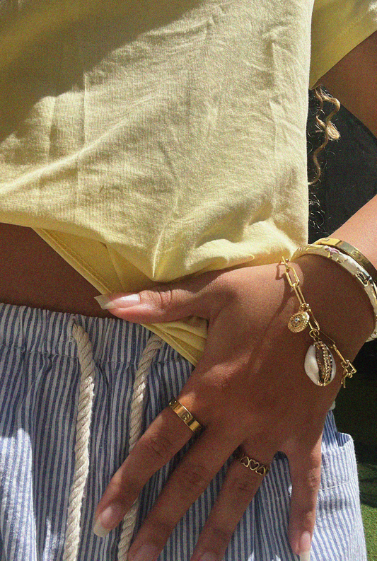 HANDMADE SEASHORE CHARM BRACELET